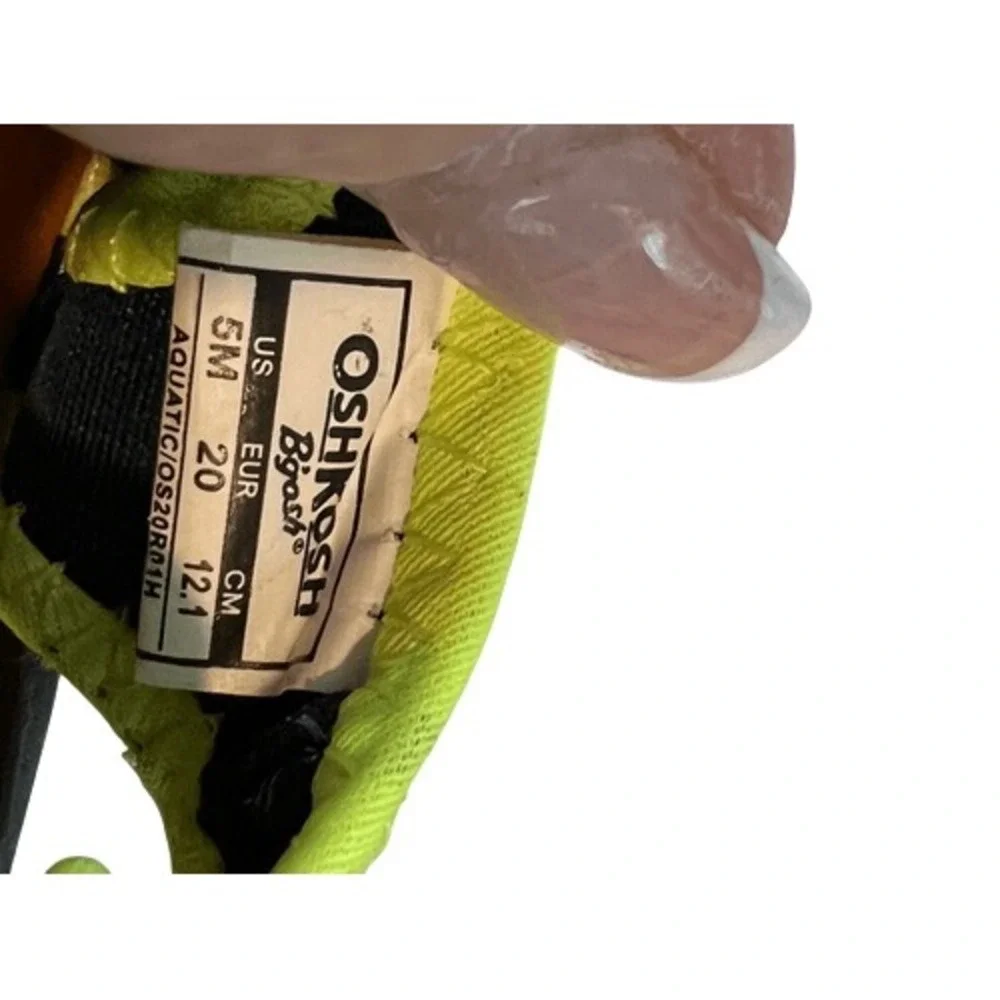 Oshkosh B'Gosh Water Shoes Hammerhead Sharks 5 Blue‎ Yellow Sandals